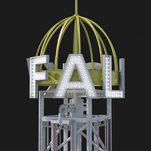 Skyfall Attraction Rigged for Cinema 4D