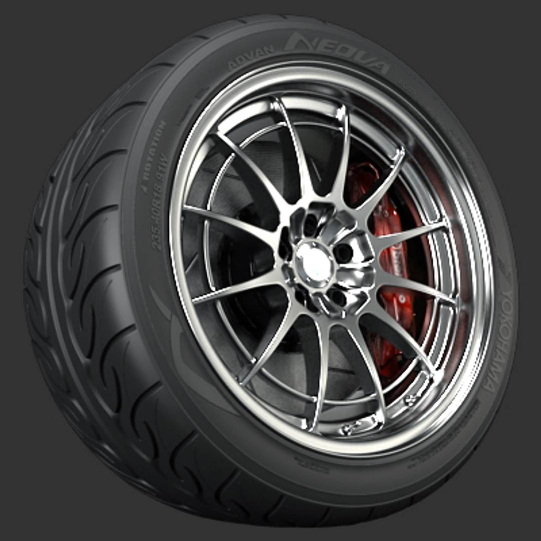 3ds max enkei nt03 m wheel