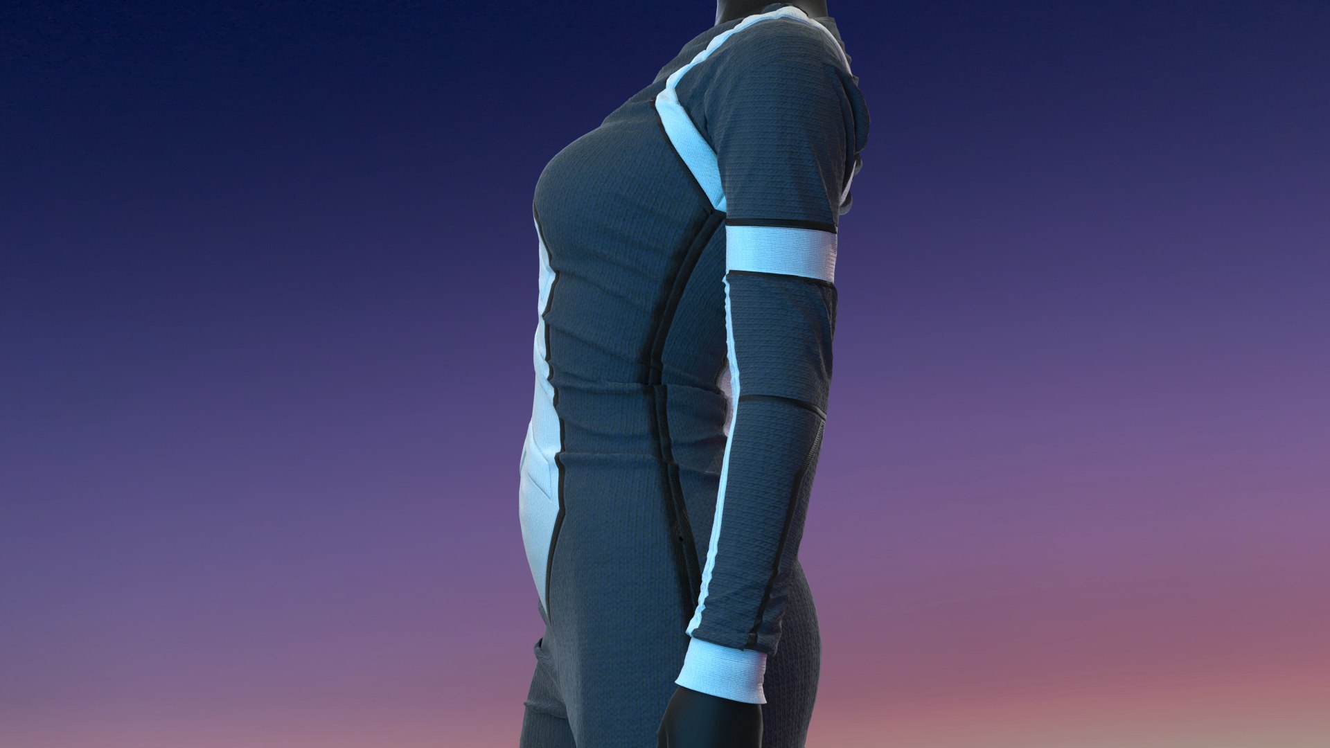 3D Female Sci-Fi suit - TurboSquid 1762048