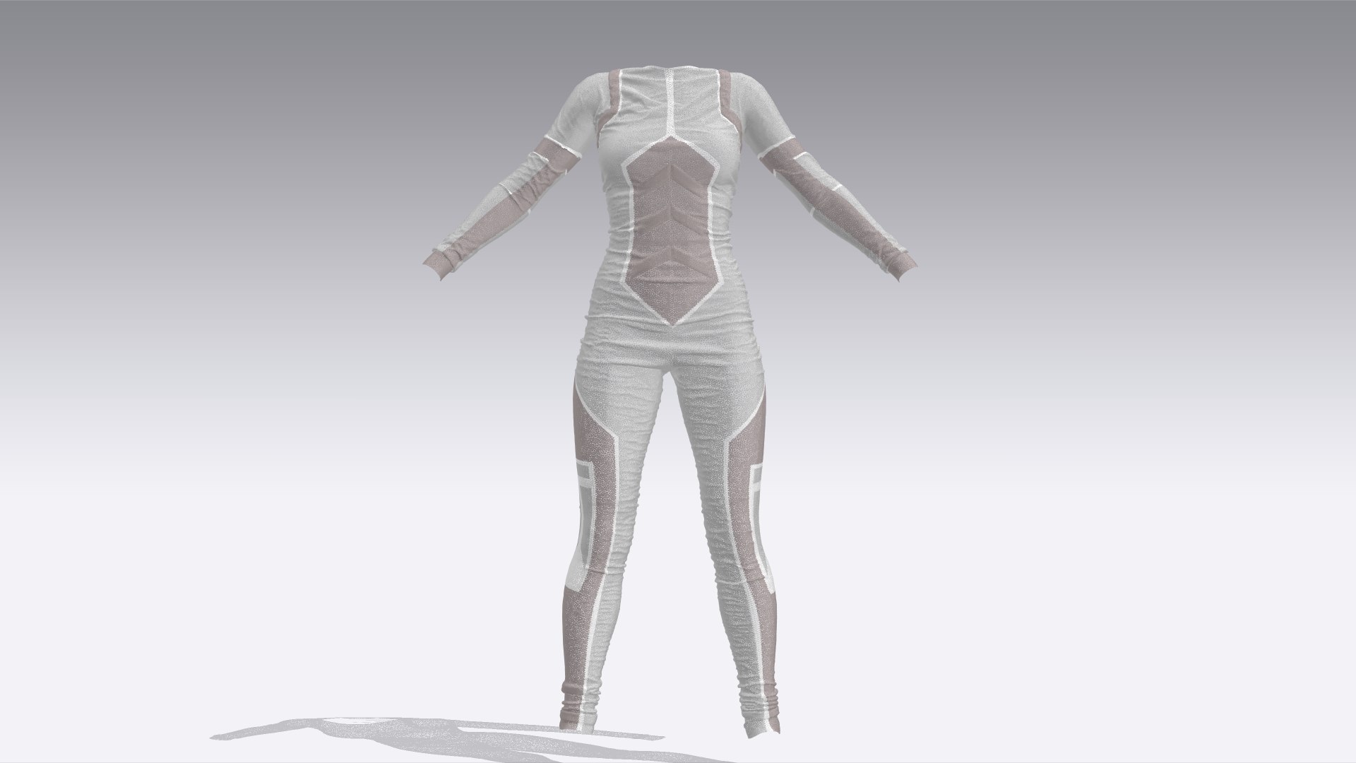 3D Female Sci-Fi suit - TurboSquid 1762048