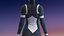 Costume de science-fiction féminin