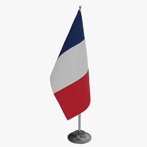 Table Flag France V2 3D model