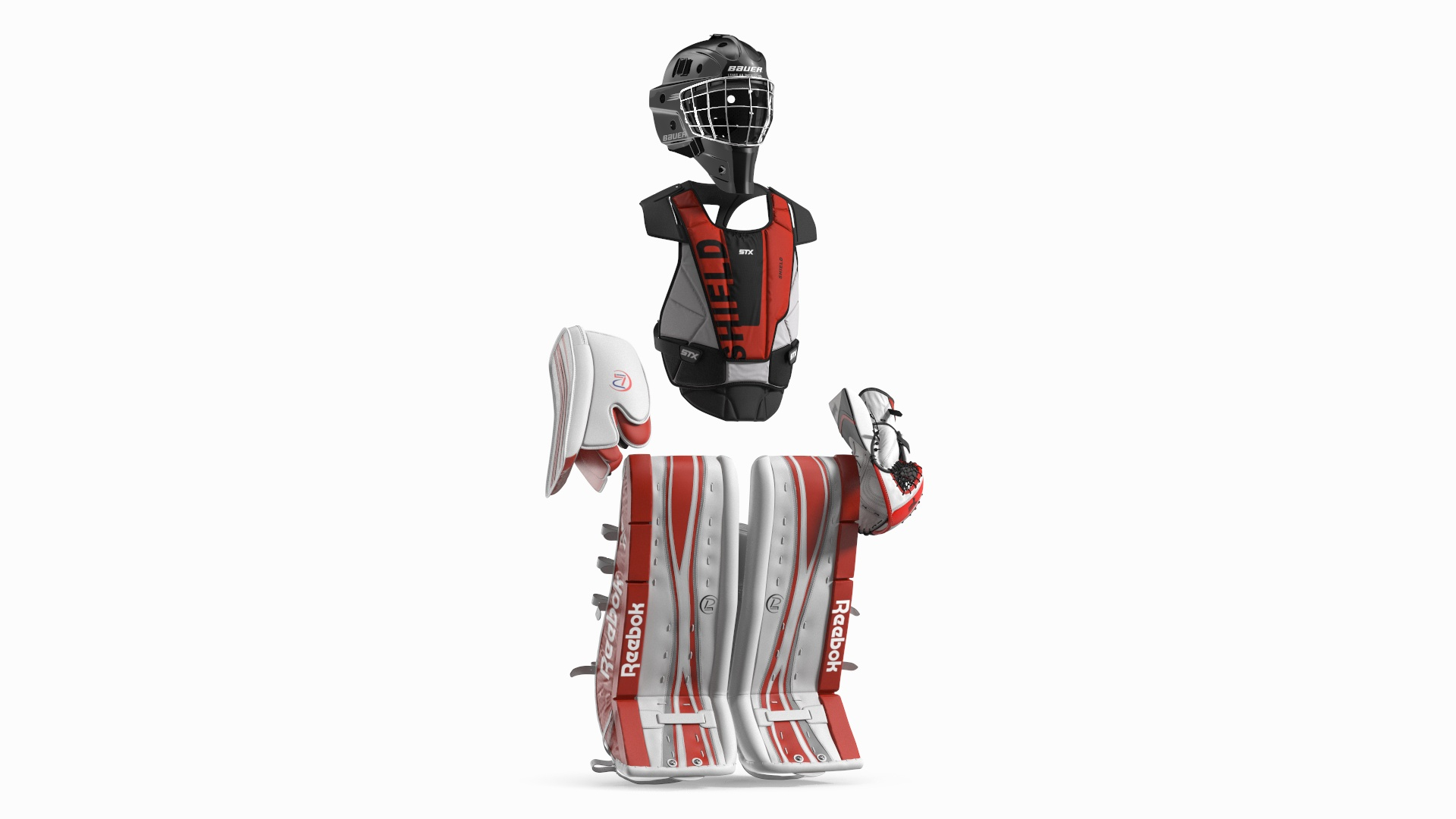 Hockey Goalie Equipment Set 3D - TurboSquid 2384717