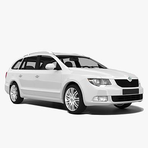 3D model Skoda Superb