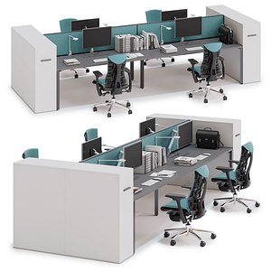 3D herman miller layout
