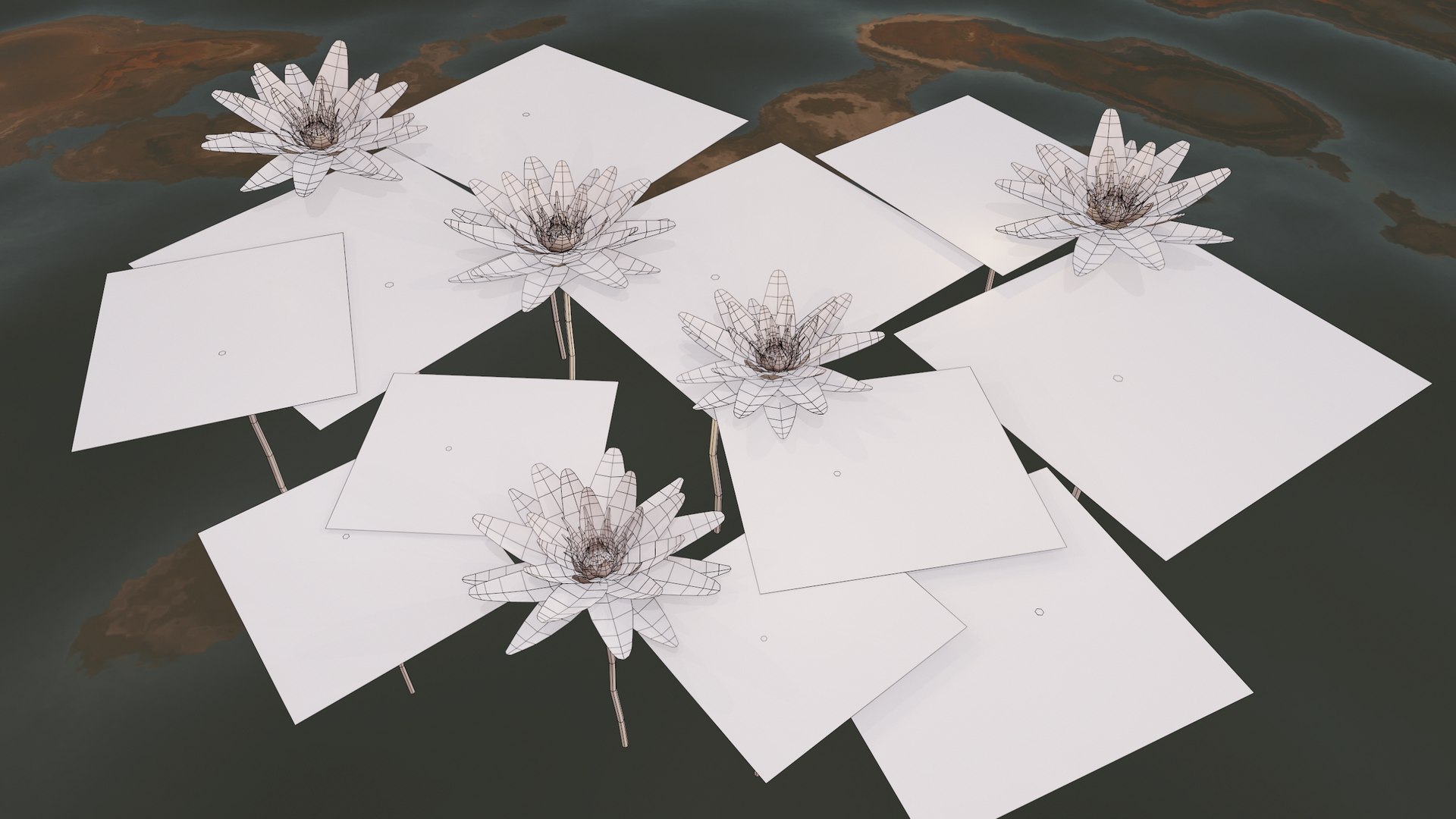 water lilies ready pbr 3D model https://p.turbosquid.com/ts-thumb/z4/fs63Oh/4gSFzU7d/7/png/1581865187/1920x1080/fit_q87/579fb559b122f391610cf0f5c970ace5d79293a4/7.jpg