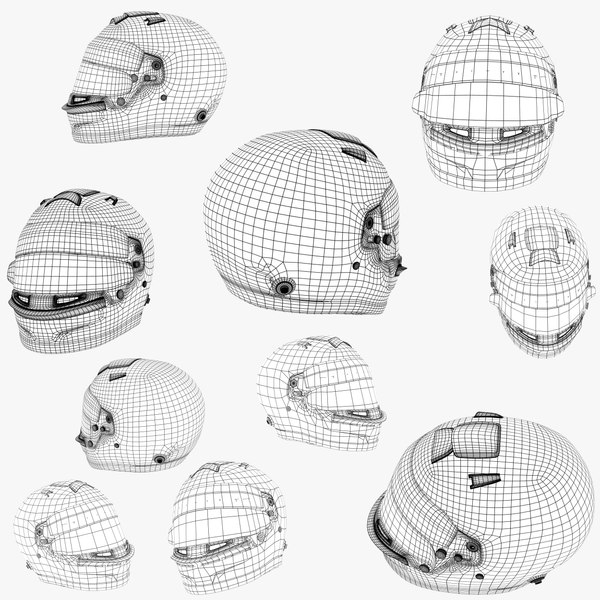 3D vettel 2020 helmet model - TurboSquid 1593903
