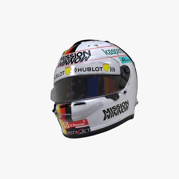 3D vettel 2020 helmet model - TurboSquid 1593903