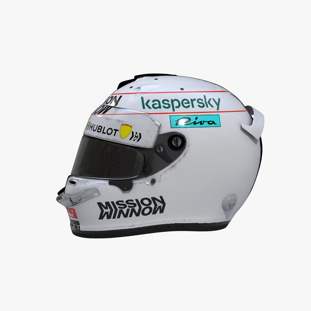 3D vettel 2020 helmet model - TurboSquid 1593903