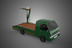 FOREST GREEN  ARMY MILITARY WAR PICKUP TOW TRUCK CRANE WRECKER HOIST WINCH CAR TYPE H34