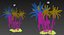 real palm forest hd 3D model