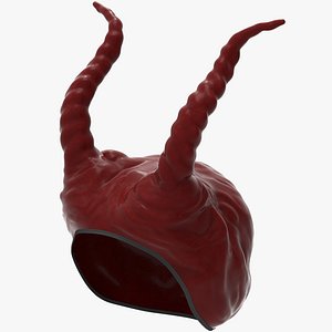3D model horns hat