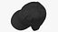 Black Military Field Cap with Earflaps