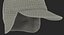 Black Military Field Cap with Earflaps