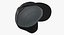 Black Military Field Cap with Earflaps