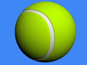 tennis ball 3d model