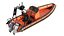 Zodiac Inflatable Lifeboat 3D