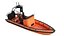 Zodiac Inflatable Lifeboat 3D