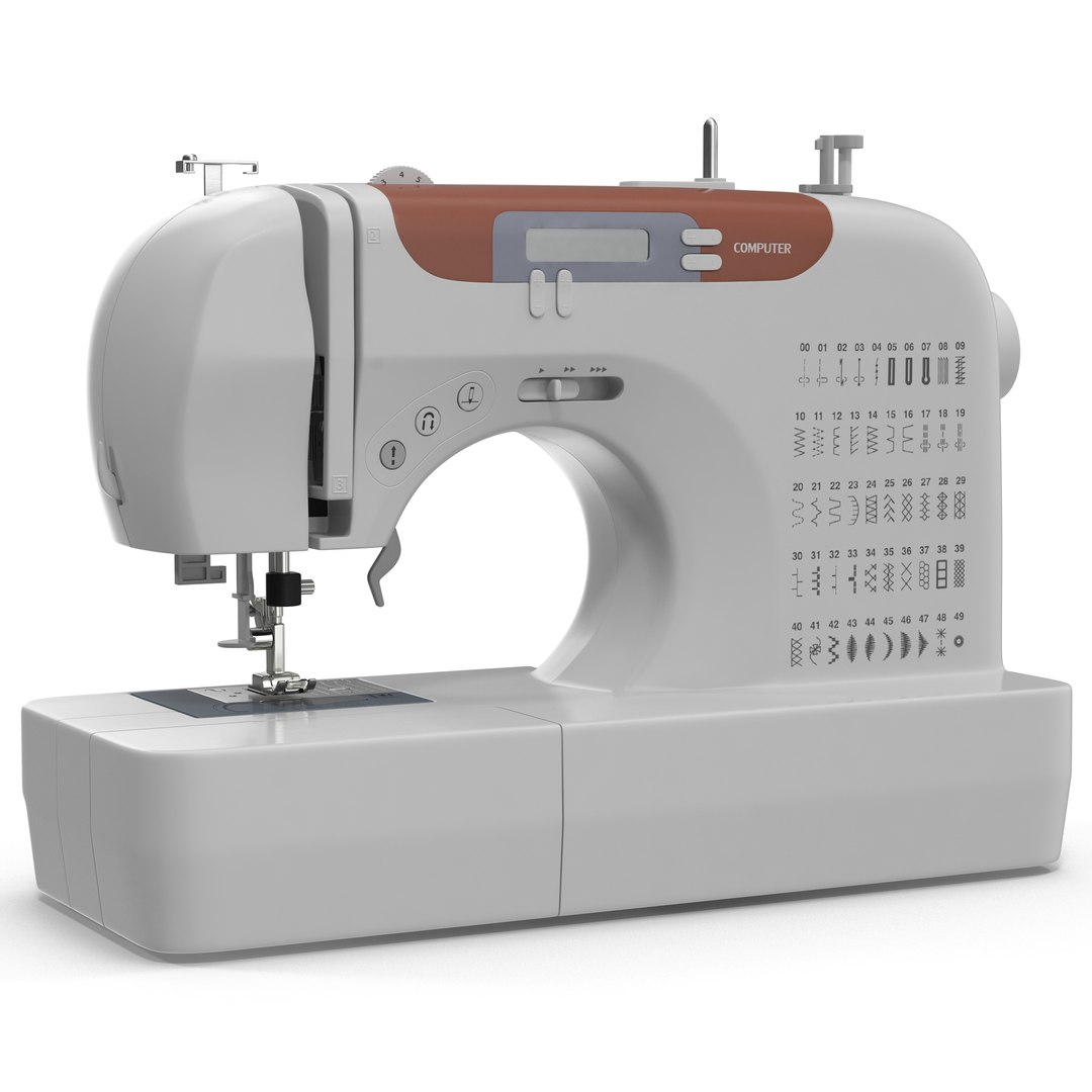 Sewing Machine Generic 3D Model 3D model preview
