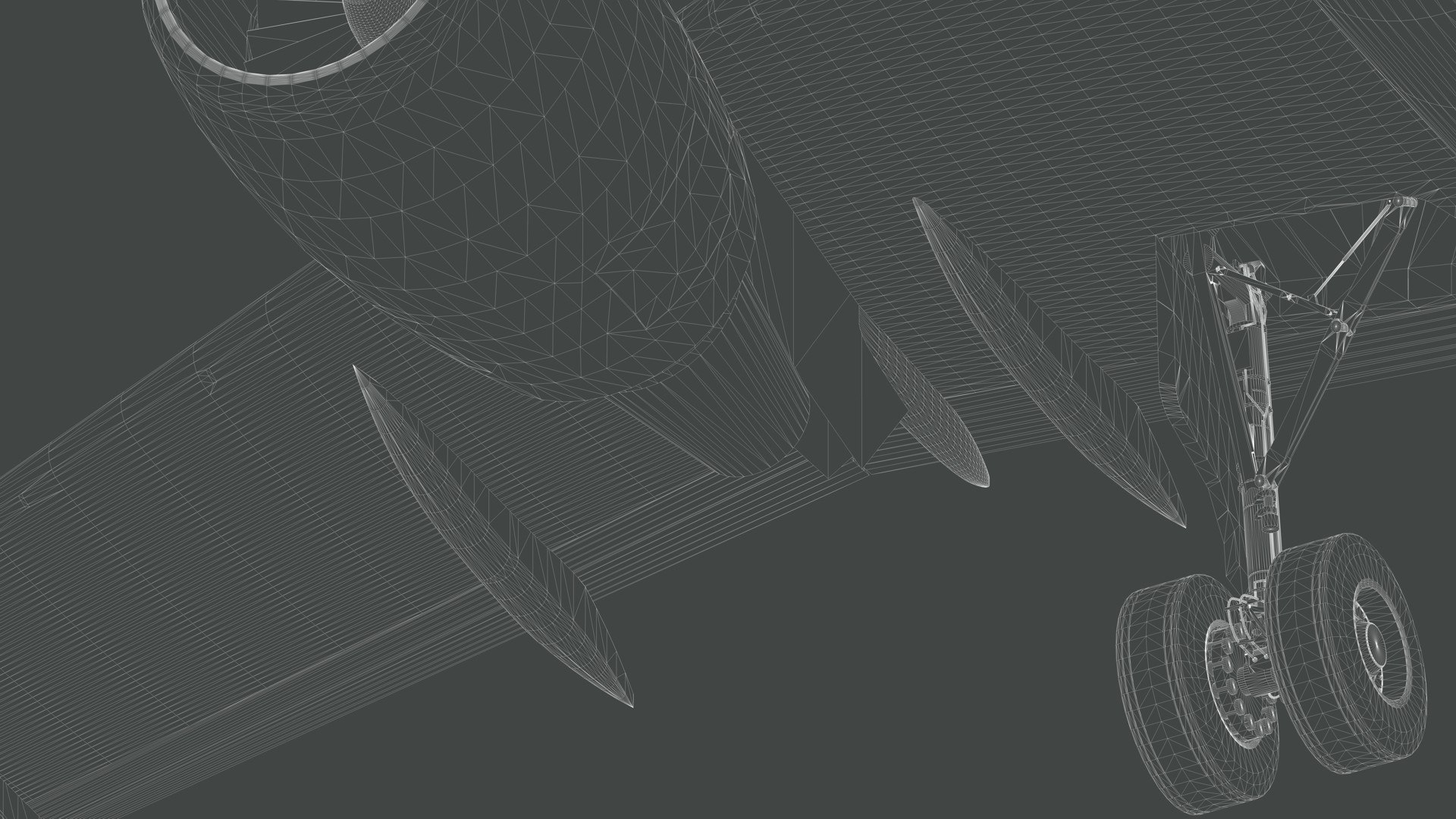 Airbus A319-114 Generic White 3d Model