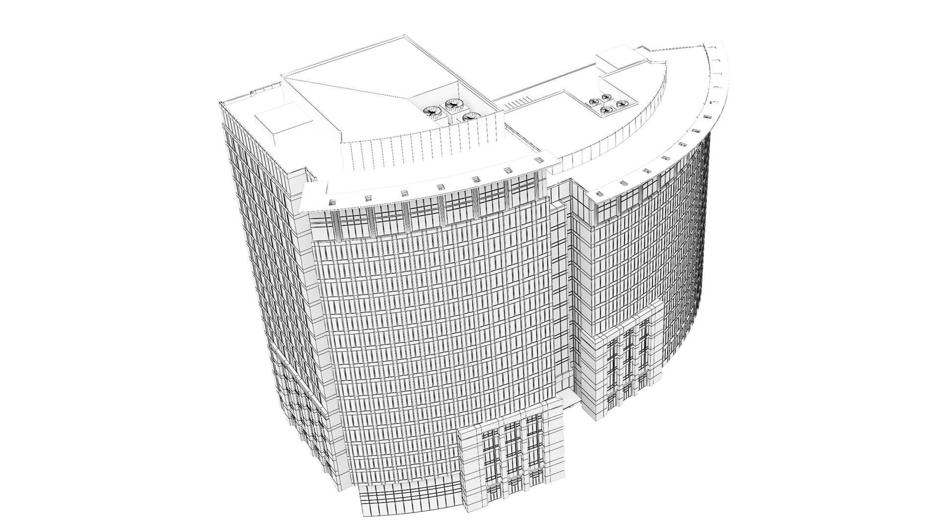 3D Building 2441 Eisenhower Ave Alexandria Model - TurboSquid 1936150