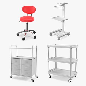 Medical Cabinet Furniture Collection 2 3D