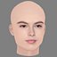 Tête de Destiny Rogers - Sans cheveux - Tête low poly pour jeu