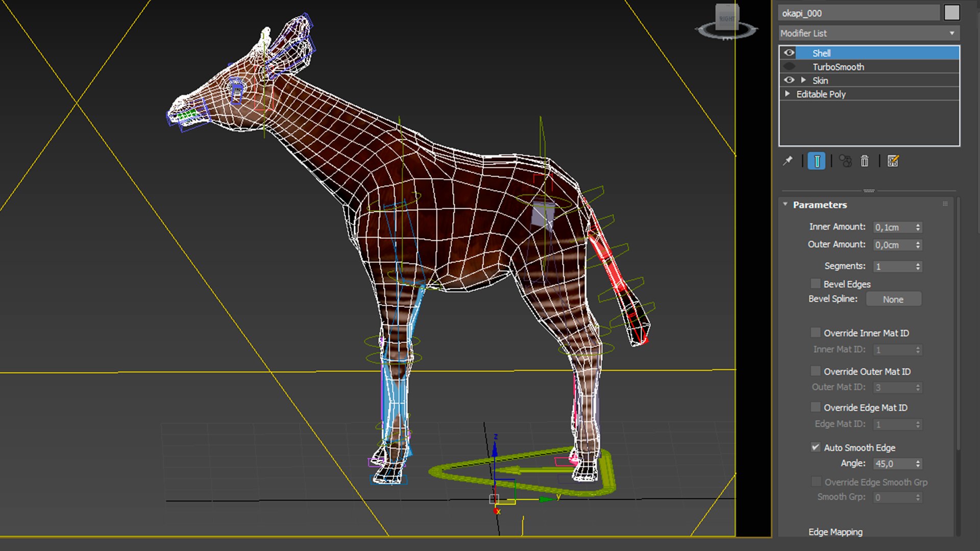 Okapi Rig High-poly Textured Model - TurboSquid 2345270