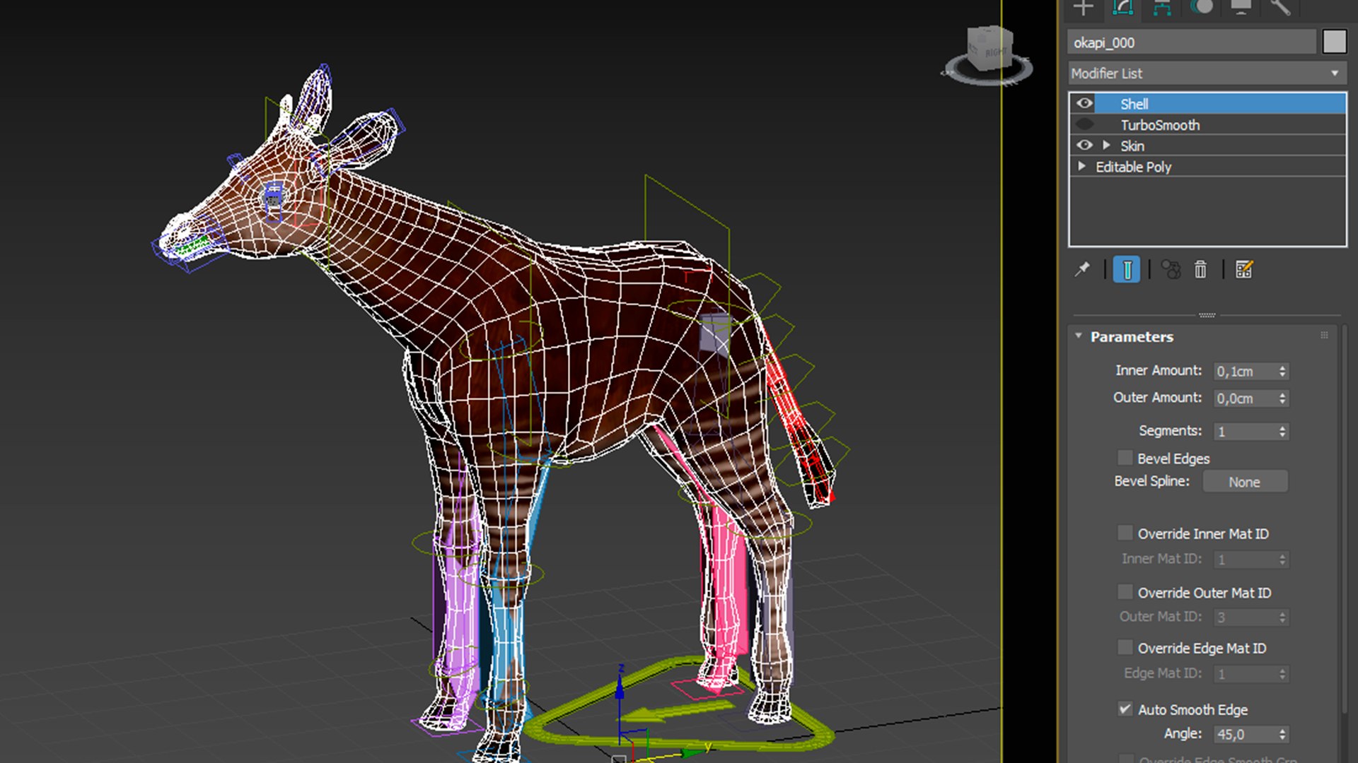 Okapi Rig High-poly Textured Model - TurboSquid 2345270