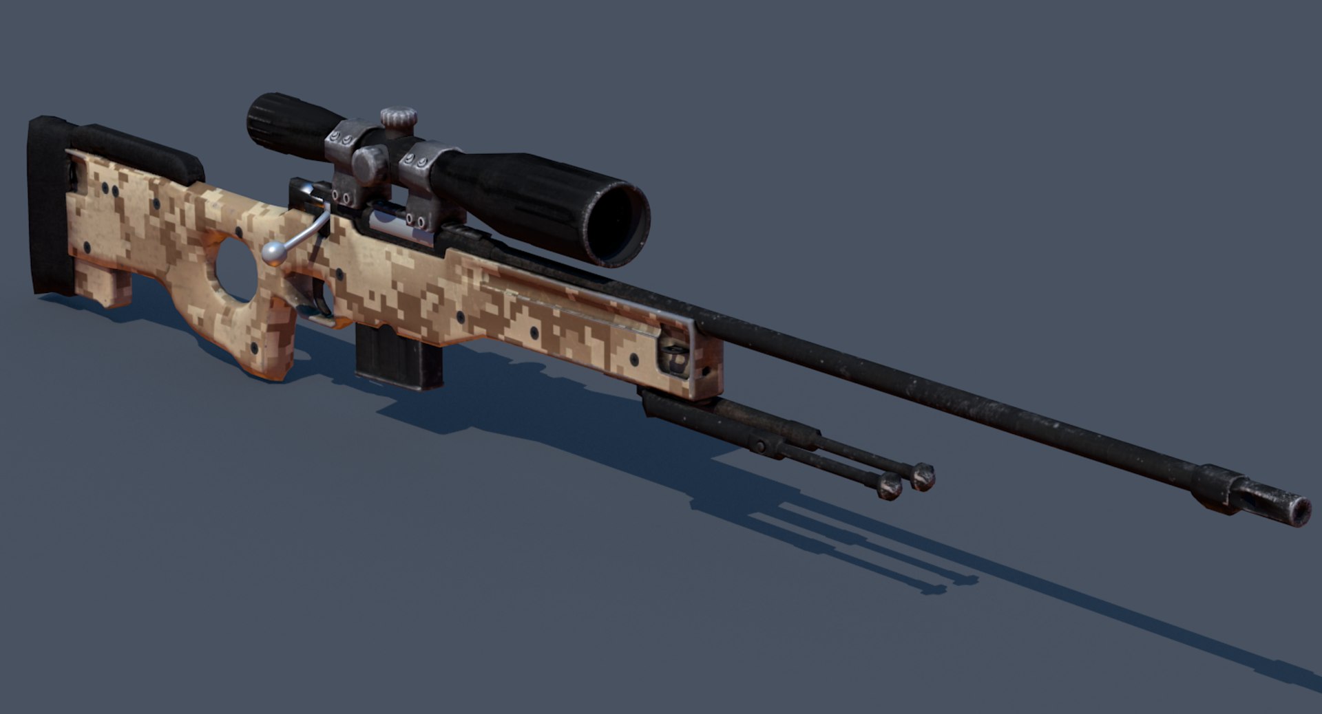 Awp L96 3D Model - TurboSquid 1398712