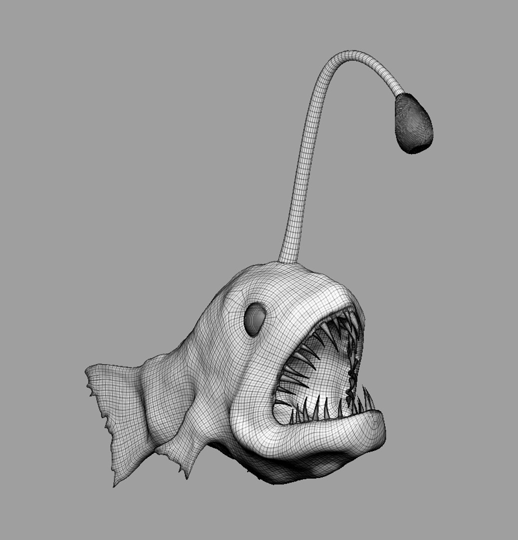 Monster Fish Model - TurboSquid 1394388