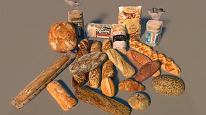 3D bread loafs