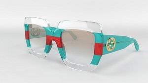 3D gucci sunglasses model
