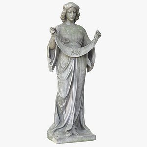 Woman with Bunting Statue