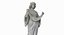 Mulher com estátua de estamenha
