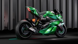 3D Sci-Fi Superbike model