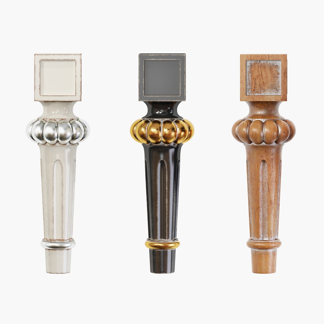 Classic Leg 068 3D Model - TurboSquid 2116423