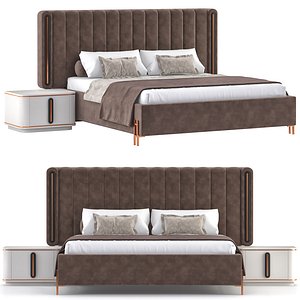 3D Ottoman Bed Weltew 3D model model