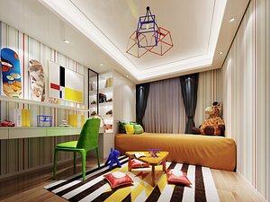 3D Tatami children room 3d Models model
