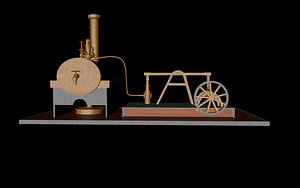 free c4d mode steam engine