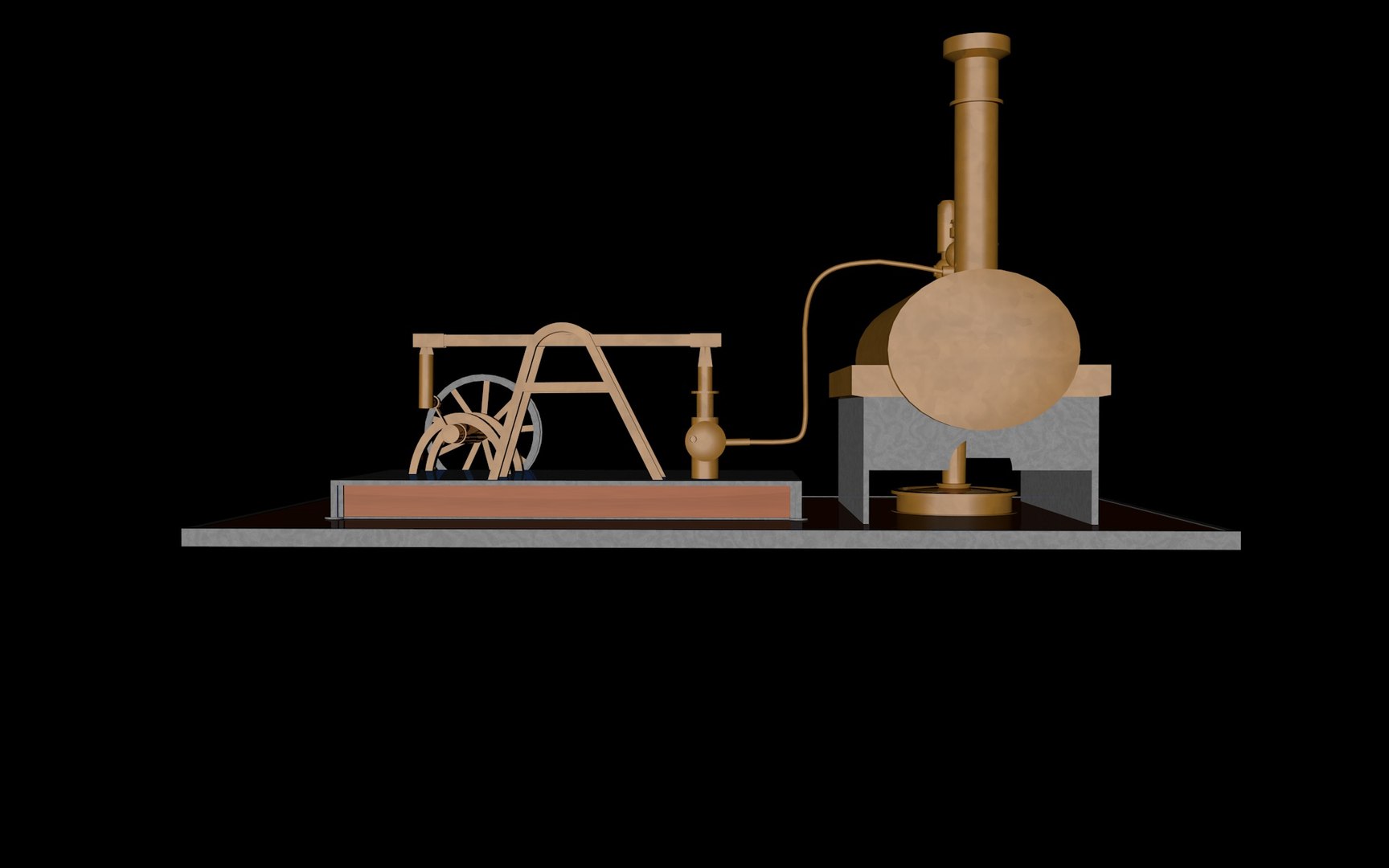 Free C4d Mode Steam Engine