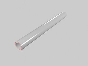 Polypropylene pipes 3D model