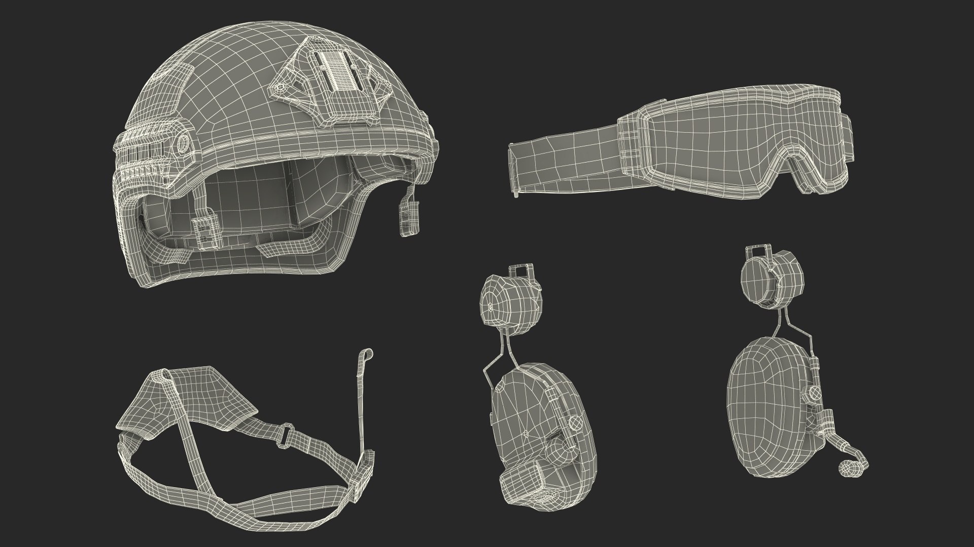 Tactical Gear Helmet Green Camo with Goggles Fur model https://p.turbosquid.com/ts-thumb/z5/gQslp6/77/tacticalgearhelmetgreencamowithgogglesfurmb3dmodel019/jpg/1721881919/1920x1080/fit_q87/9bc57de33e318350ffc161aade170882b075bbe2/tacticalgearhelmetgreencamowithgogglesfurmb3dmodel019.jpg