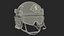 Tactical Gear Helmet Green Camo with Goggles Fur