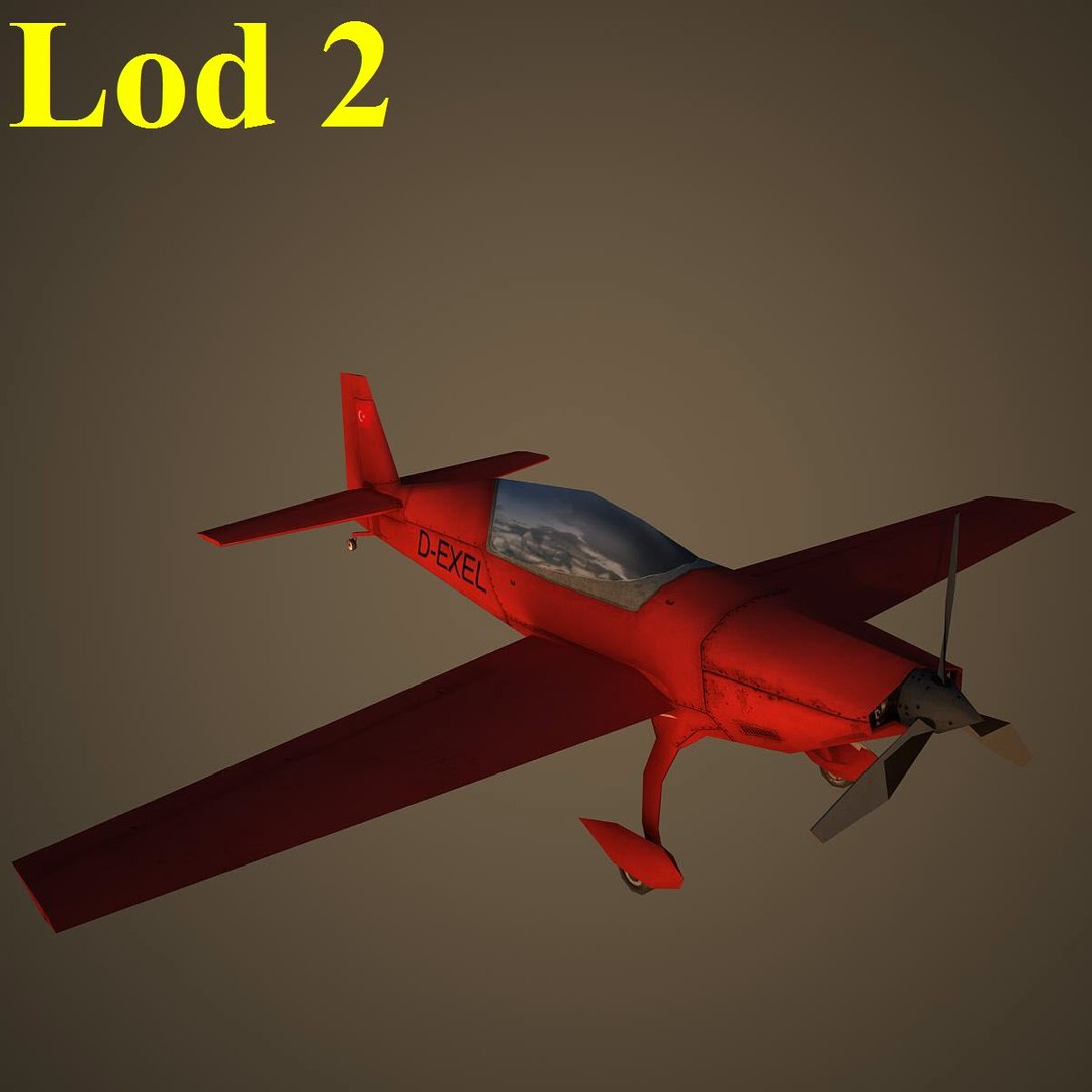 3d Model Extra Red
