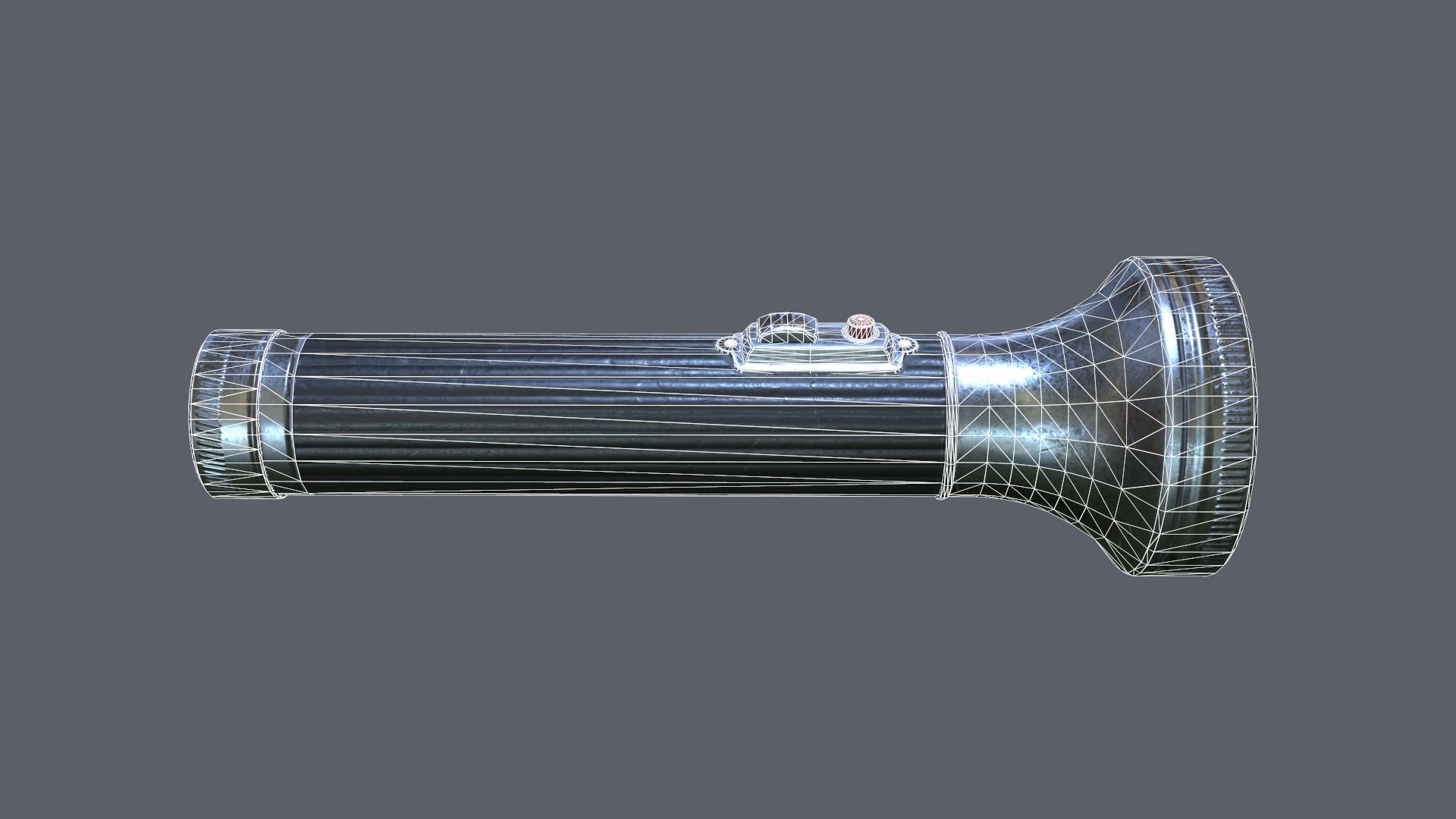 Vintage Flashlight - Game Ready 3D - TurboSquid 1929352