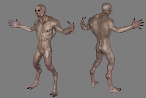 3d professional monster normal