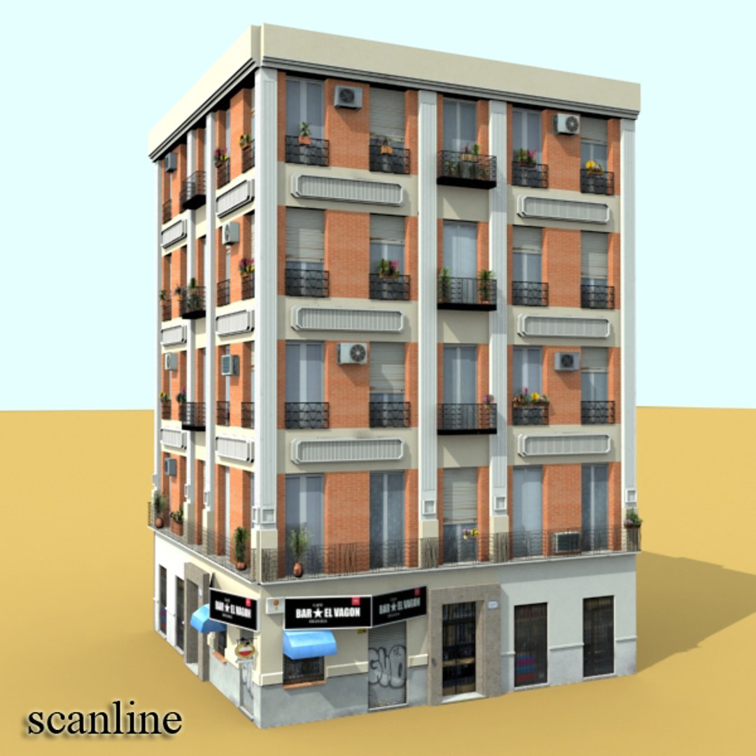 3d model photorealistic building 13