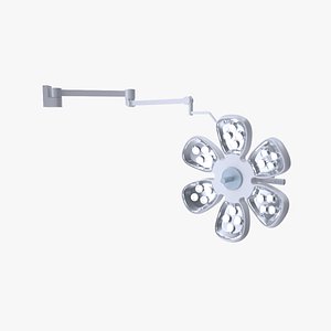 3D model surgical wall lamp