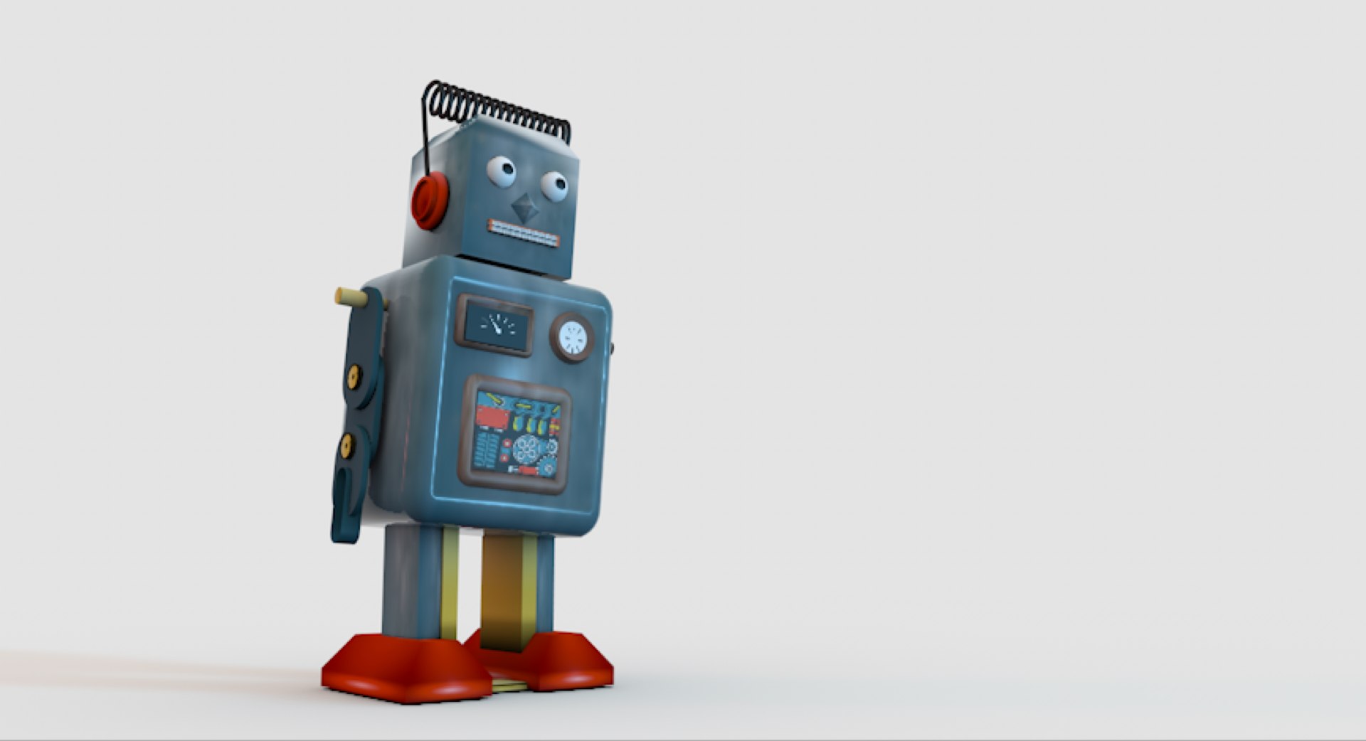 3D Old Toy Robot - TurboSquid 1344204